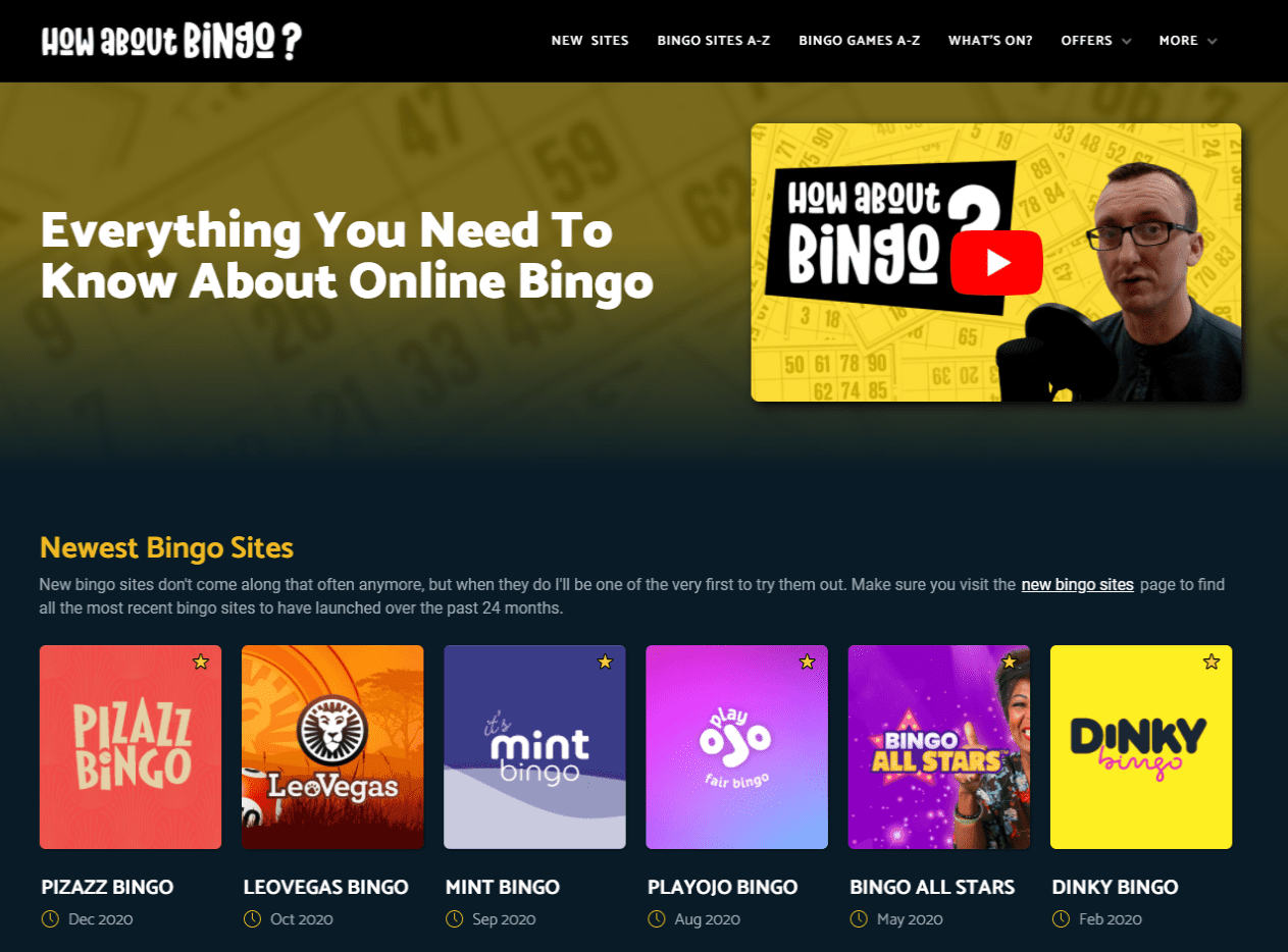 Affiliate Grand Slam HowAbout Bingo